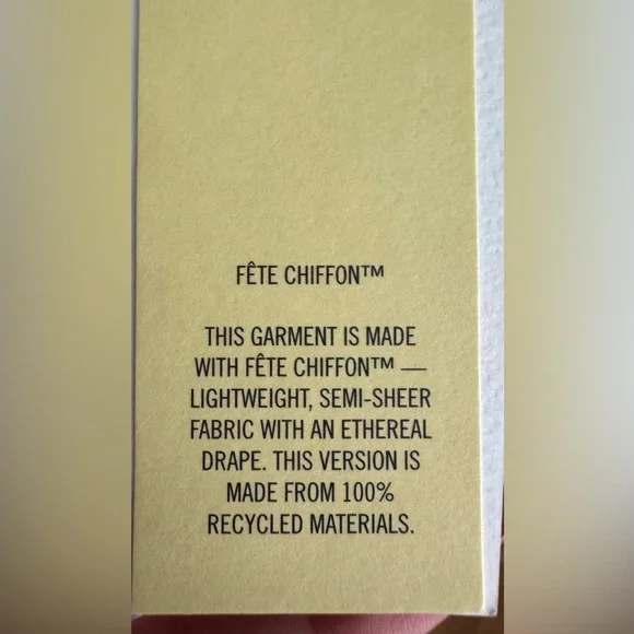 Aritzia Wilfred Amore Cami NWT Dusty Rose Ruffle Tie-Front Chiffon Tank - Picture 9 of 13